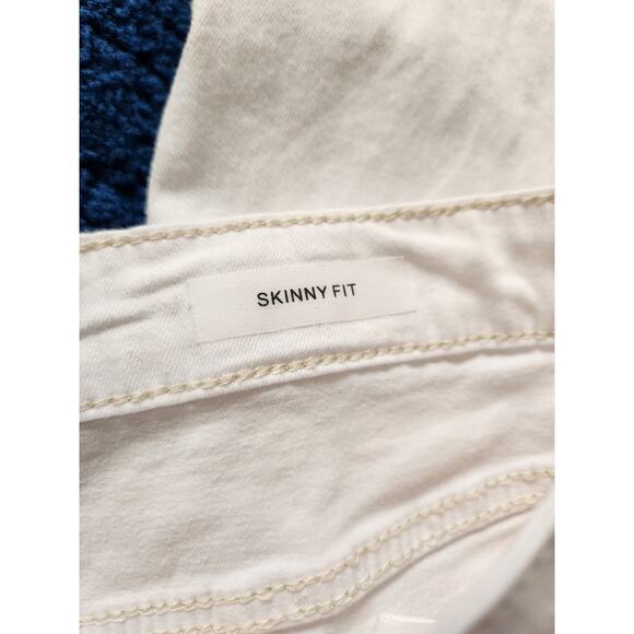 Judy Blues Skinny Fit White Denim Jeans-11/30 - Picture 7 of 11